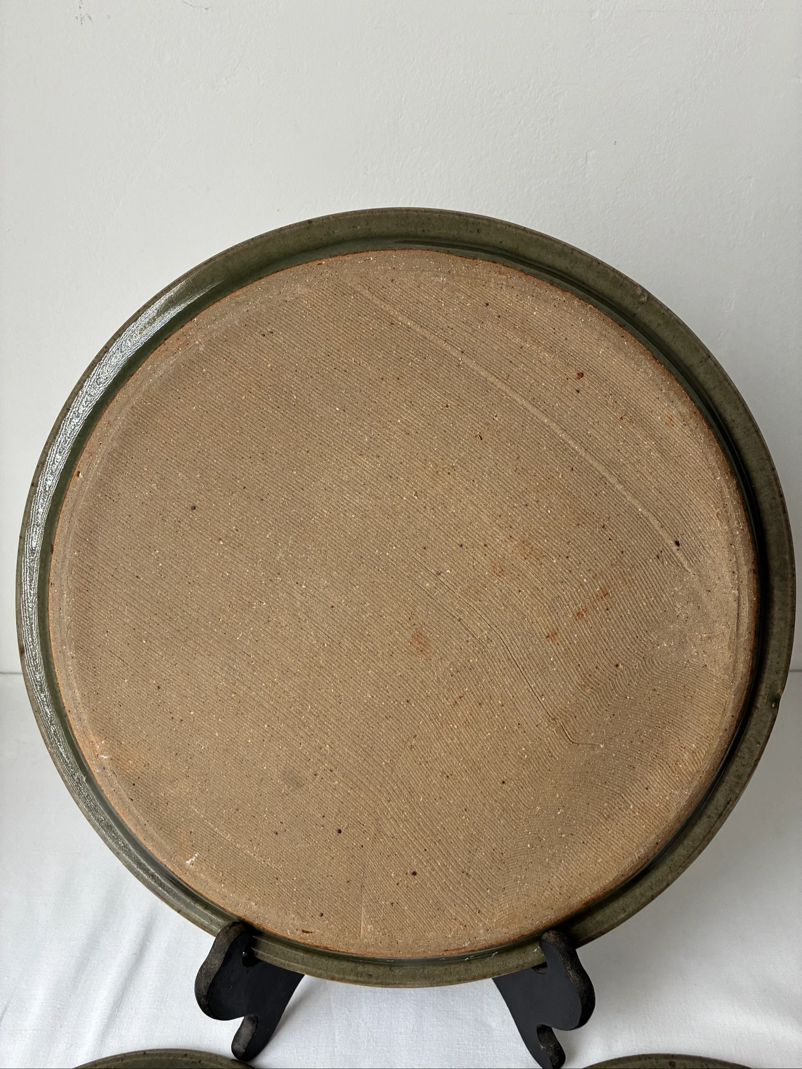 Vintage Studio Pottery Keramiek Service - 4 pièces - Vert/Brun – photo 12